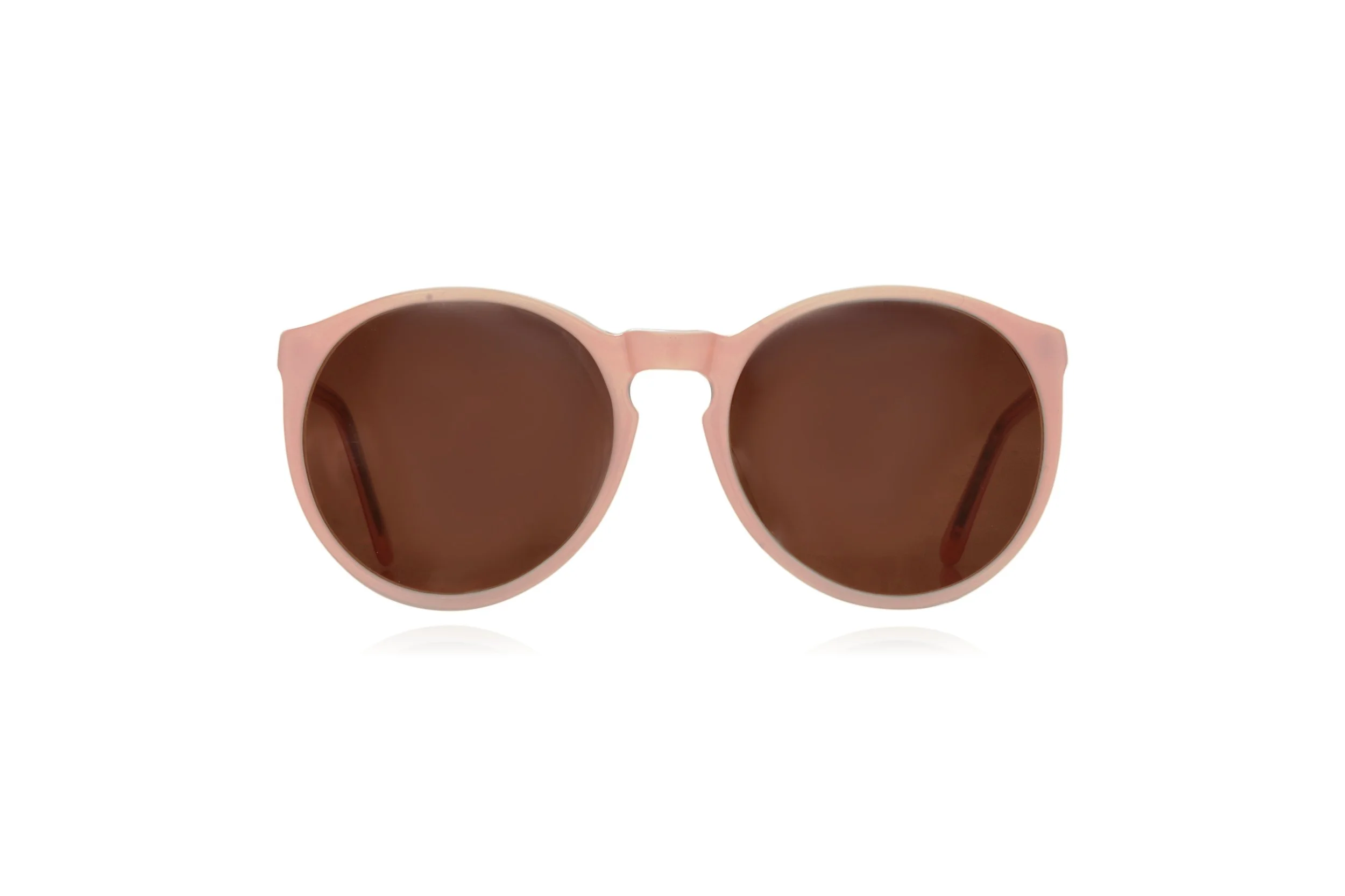 Retro eco friendly vintage peach sunglasses Robina Peep Eyewear